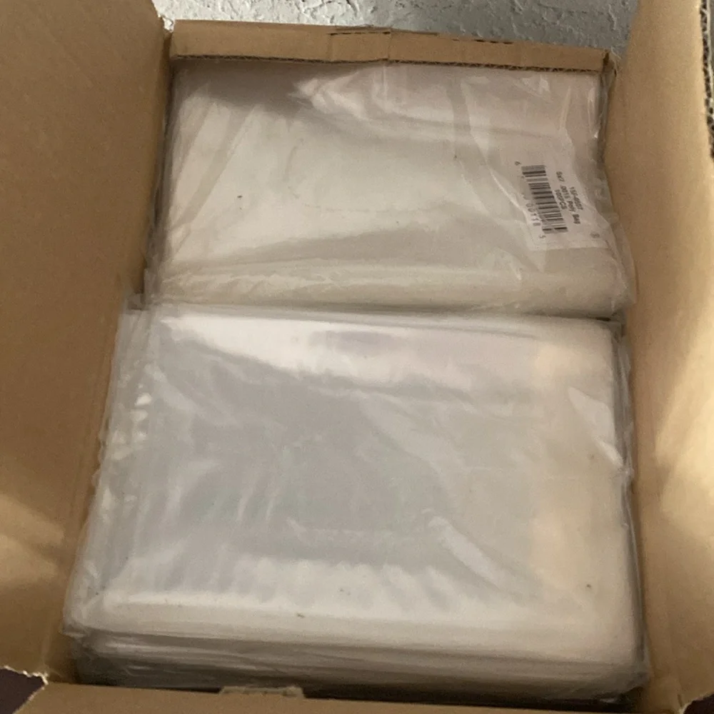 1300 pcs Clear Poly Bags 5x7 100PCS a bag  perfect for jewelry small storage
